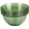 Gifi Coupelle plastique unie vert x 10