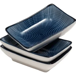 Gifi Coupelle rectangle décor cyclade x3