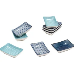 Gifi Coupelle rectangle décor cyclade x3