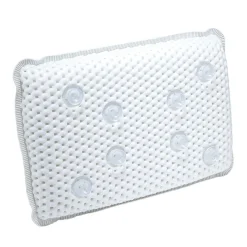 Gifi Bien-Être^Coussin de bain blanc PVC et éponge