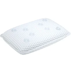 Gifi Bien-Être^Coussin de bain blanc PVC et éponge