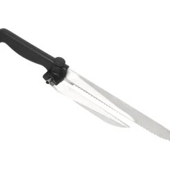 Gifi Couteau à trancher réglable noir en inox