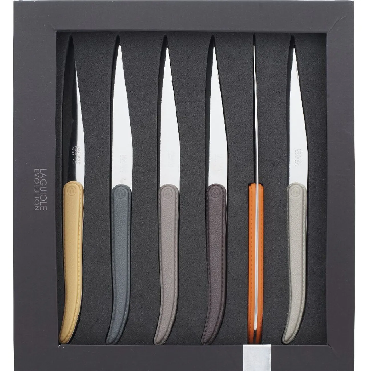 Gifi Couteau multicolore x6 laguiole