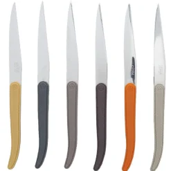 Gifi Couteau multicolore x6 laguiole