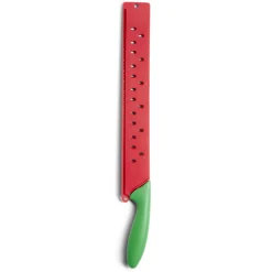 Gifi Couteau pour pastèque métal rouge et ABS vert L43,5x5x2,5cm