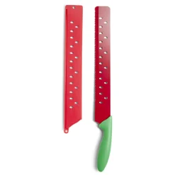Gifi Couteau pour pastèque métal rouge et ABS vert L43,5x5x2,5cm