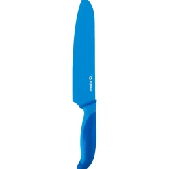 Gifi Couteau santoku bleu en inox