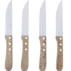 Gifi Couteaux à steack en inox x 4