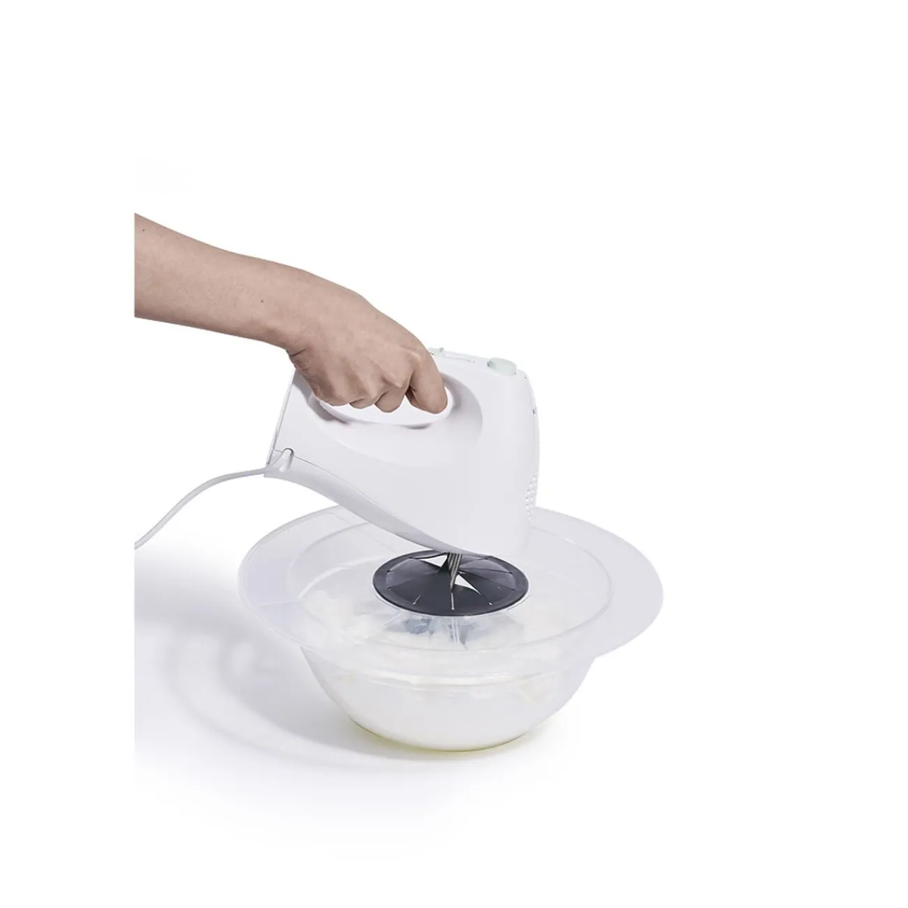 Gifi Couvercle anti éclaboussures plastique gris transparent