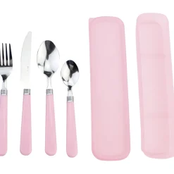 Gifi Couvert nomade x 4 avec boîte assortie