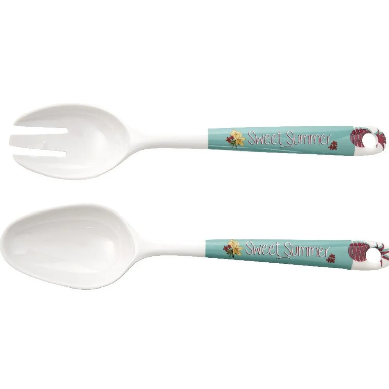 Gifi Couvert salade plastique motif summer