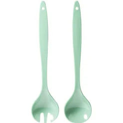 Gifi Couverts à salade en plastique vert x2