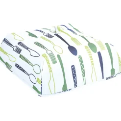 Gifi Couvre plat isotherme blanc imprimé