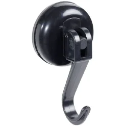 Gifi Aménagement Salle De Bain^Crochet à ventouse noir