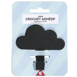 Gifi Rangement|Crochet adhésif métal forme nuage 8,5x2xH11,4cm - 3 modèles