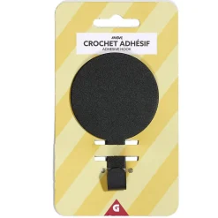 Gifi Rangement|Crochet adhésif métal rond 8,5x14,4cm - 3 modèles
