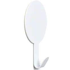 Gifi Rangement|Crochet adhésif métal rond 8,5x14,4cm - 3 modèles