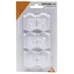 Gifi Rangement|Crochet adhésif x6