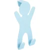Gifi Rangement|Crochet de porte forme bonhomme blanc - 10,5xH.19 cm