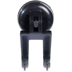 Gifi Aménagement Salle De Bain^Crochet double à ventouse noir