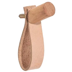 Gifi Rangement|Crochet en bois et cuir