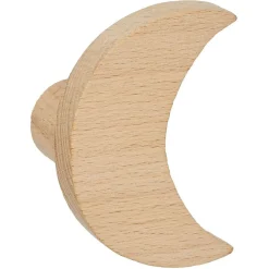 Gifi Rangement|Crochet en bois forme lune, étoile ou nuage