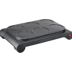 Gifi Crêpière 6 personnes aluminium noir 1000W