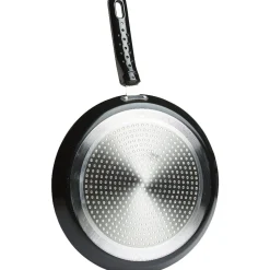 Gifi Crêpière grise et noire avec ustensiles