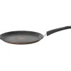 Gifi Crêpière Tefal aluminium anti adhérente thermosignal marron Ø 25 cm