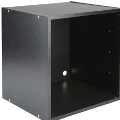 Gifi Rangement|Cube de rangement 1 case bois noir