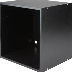 Gifi Rangement|Cube de rangement 1 case bois noir