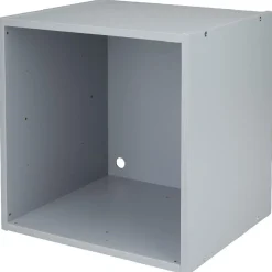 Gifi Rangement|Cube de rangement 1 case bois gris