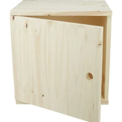 Gifi Rangement|Cube de rangement 1 porte pin naturel
