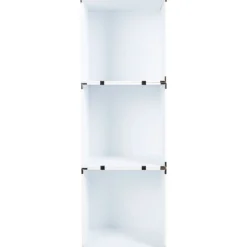 Gifi Rangement|Cube de rangement déco blanc x3