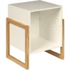 Gifi Rangement|Cube de rangment 1 case blanc naturel