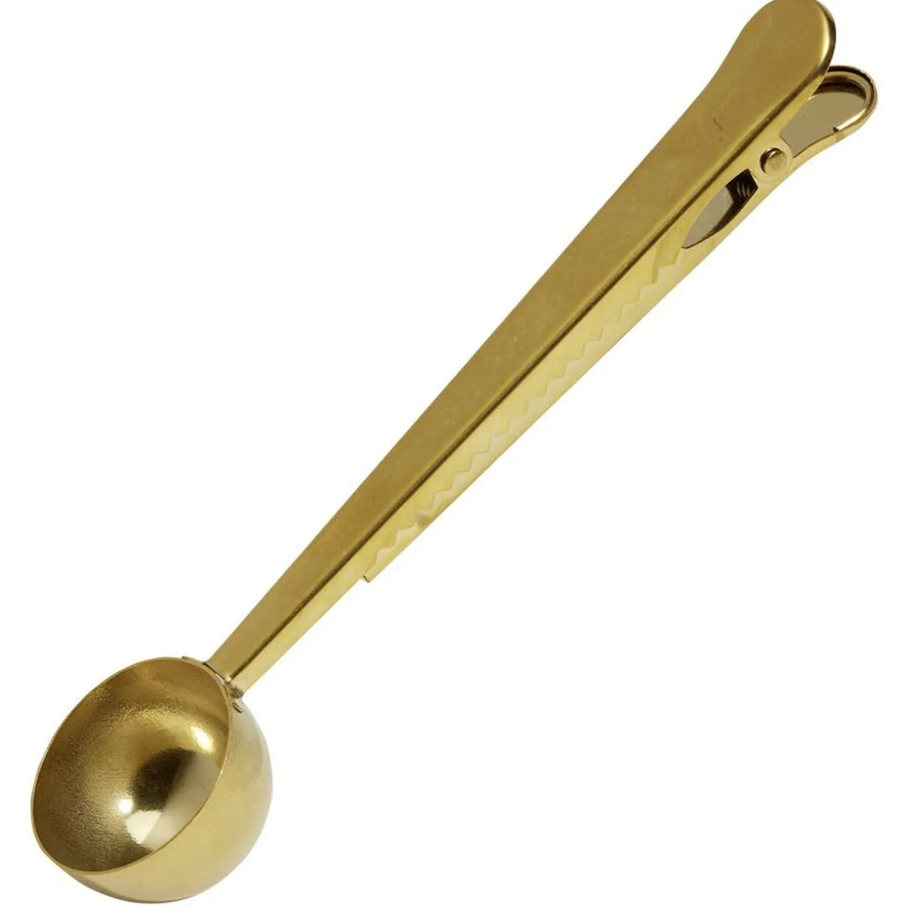 Gifi Cuillère pince sachet en inox doré