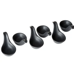 Gifi Cuillère verrine noir mat x6