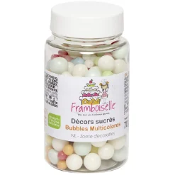 Gifi Décor bulle multicolore en sucre 70 g