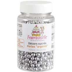 Gifi Décor sucré perles argentées