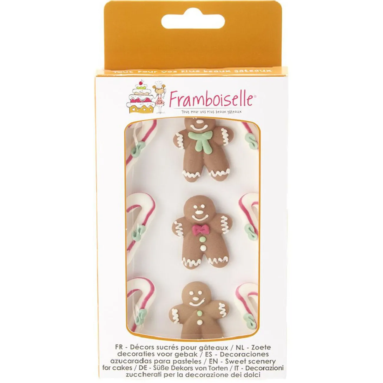 Gifi Décor sucré pour gâteau de Noël x9