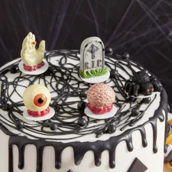 Gifi Décoration gâteau Halloween x5 en résine