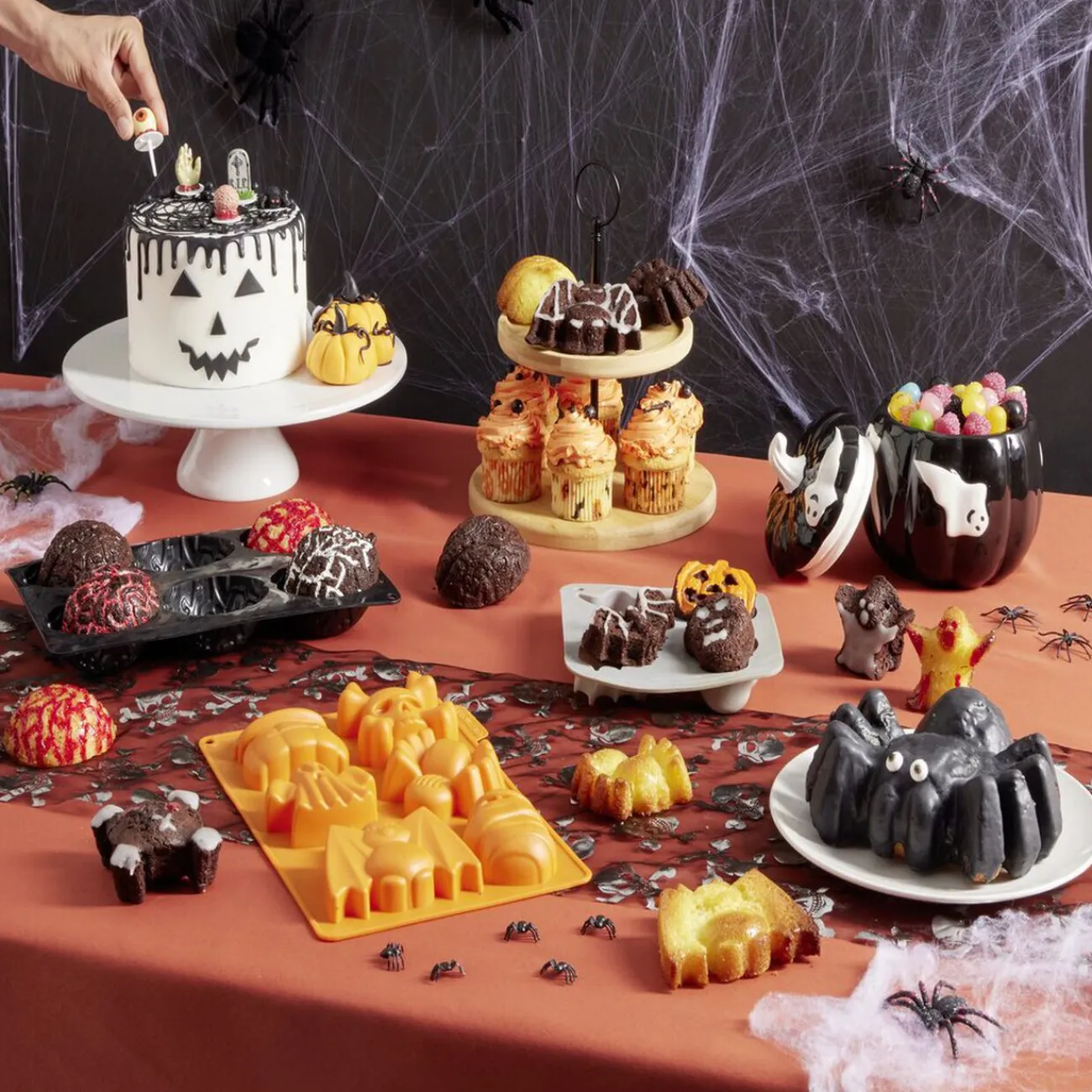 Gifi Décoration gâteau Halloween x5 en résine