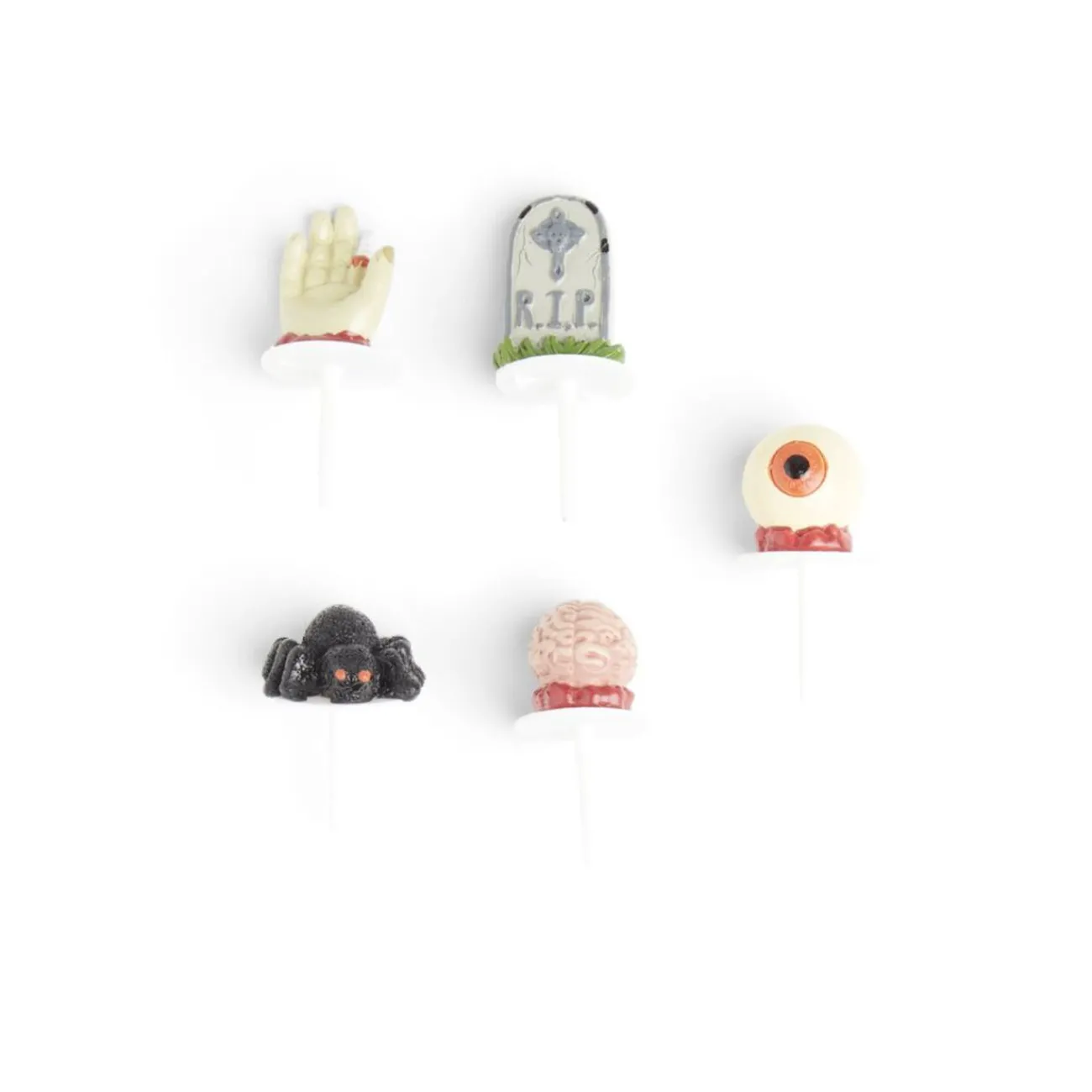 Gifi Décoration gâteau Halloween x5 en résine