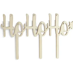 Gifi Décoration pour gâteau de Noël en bois