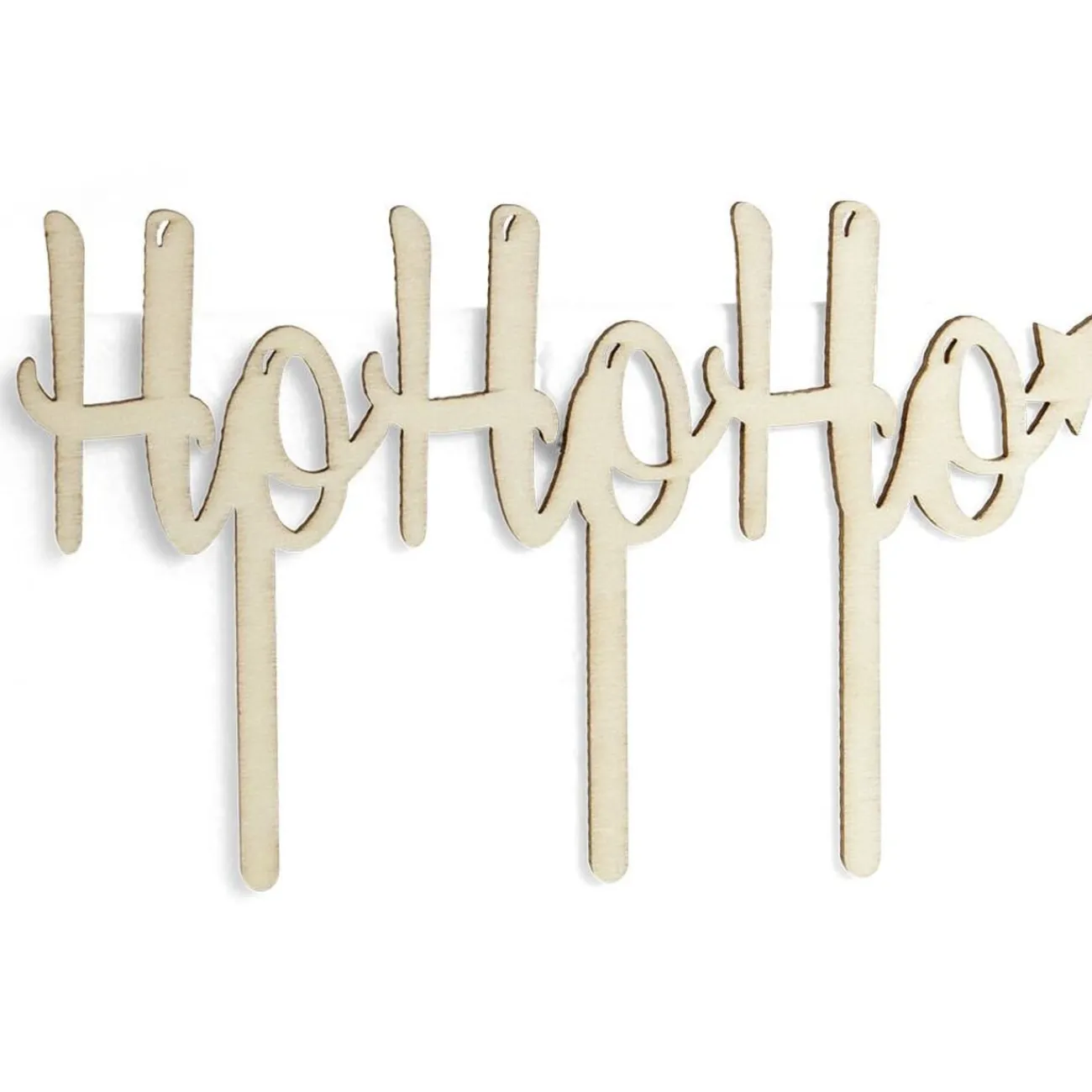 Gifi Décoration pour gâteau de Noël en bois