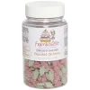 Gifi Décors sucrés feuilles de houx rose et vert 50 g Framboiselle