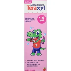 Gifi Bien-Être^Dentifrice enfant Teraxyl goût fraise 1-6 ans pour dents de lait 75ml