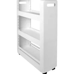 Gifi Entretien Du Linge|Desserte à roulettes blanche