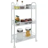 Gifi Desserte cuisine 3 niveaux métal blanc