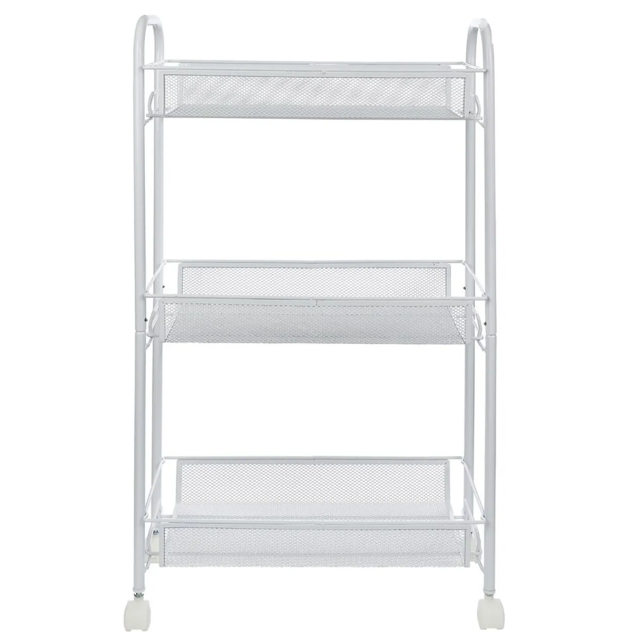 Gifi Desserte cuisine 3 niveaux métal blanc